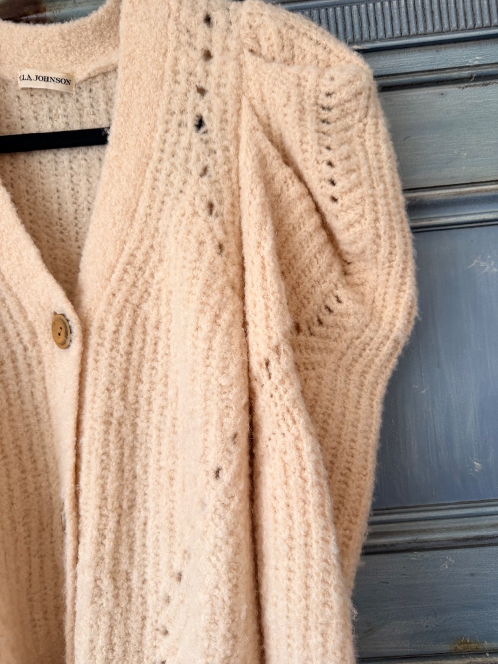 Ulla Johnson Emmy Cardigan in Ivory Size S - Picture 6 of 9
